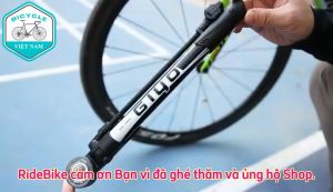 Bơm Mini Xe Đạp GIYO GM 642 Có Đồng Hồ Đo Áp Suất – Nhỏ Gọn Tiện Lợi Đa Năng