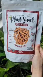 [NEW] Organic Crunchy Bean Sticks Snack– Herbs & Spices 100G Pack - Healthy | Vegan | Gluten Free | Halal | No Added Sugar | Halal