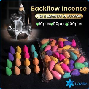 LoviRa Backflow Incense Home Fragrance Purify the Air Indoor Deodorant Incense