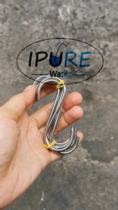 Móc treo chữ S (3/ 5 cái) 100% inox không gỉ nhiều kích thước (Chịu lực được 20kg ) - DNX IPURE