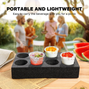 Travel Cup Holder Cotton Coffee Holder Stand Disposable Takeout Mugs Beverage Drinks Packing Carrier