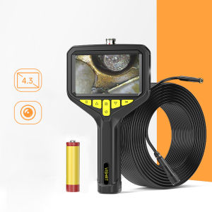 4.3 IPS มือถือกล้อง Endoscopic อุตสาหกรรม 1080P HD การออกแบบที่ถอดออกได้สายแข็ง IP67 Borescope สําหรับตรวจสอบท่อเครื่องจักร