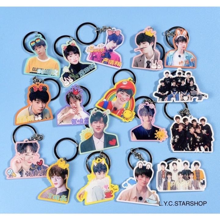 【READY STOCK】TNT周边单面钥匙扣时代少年团挂饰刘耀文宋亚轩包挂件马嘉祺后援 | Lazada