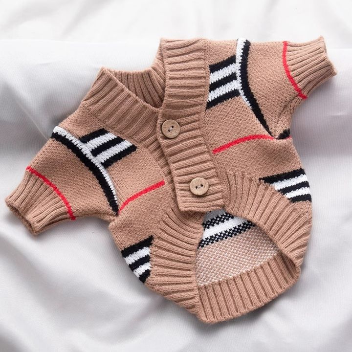 Áo Len Dệt Kim Cho Chó Mùa Đông Ấm Áp Chống Rụng Lông Thương Hiệu Thời ...