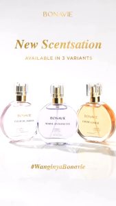 BONAVIE Eau De Parfum | Creme Canele | Fleur Du Jardin | Marie Antoinette | Wangi Tahan Lama 8 Hours | Feel Glamorous 30 ml