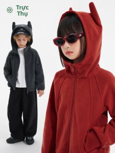 iplant | Childrens Spring New Devil Hoodie Jacket and Boys Cardigan