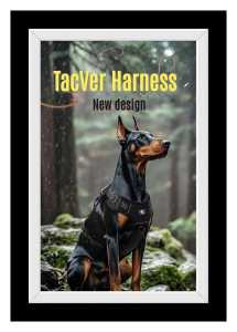 [Stock Ready] Durable dog Harness TacVer Medium Big Pet adjustable Comfortable Walking狗狗牵引绳 宠物胸背带