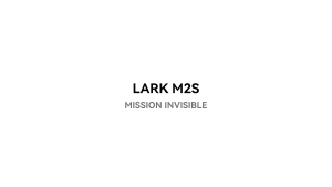 Hollyland Lark M2S Wireless Lavalier Invisible Microphone System