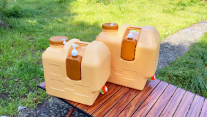 Outdoor Water Bucket Camping Portable Water Container Bucket with Faucet Travel Driving Water Tank Camp Kitchen Water Bottle