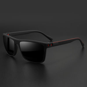 Premium Square Polarized Sunglasses - Spring Hinge Design Comfort Fit for Cycling Fishing Beach & Daily Wear