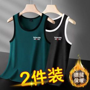 Áo Vest in Họa Tiết Mùa Hè Ice Silk Mỏng Không Tay Áo Thun Thường Ngày Cho Nam Áo Sơ Mi Cơ Bản Thời Trang Thường Ngày
