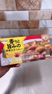 TOPVALU [hộp ĐỎ 150g] VIÊN SỐT CÀ RI VỊ NGỌT [JAPAN] Aroma Umami Rich Roasted Curry Mild
