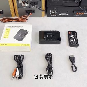 《Ready Stock》3 In 1 Multifunction NFC 5.0 Bluetooth Audio Transmitter Receiver FM Transmit Built-In Rechargeable Battery