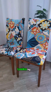 Universal Stretch Dining Chair Cover Elastic Spandex Washable Chair Protector Slipcover for Home Kitchen