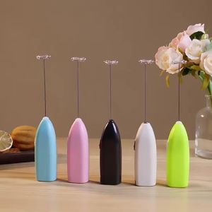 TERLARIS Hand Mixer Mini Pengocok Telur Kopi Milk Frother Battery - 16310 One Two Cups putih