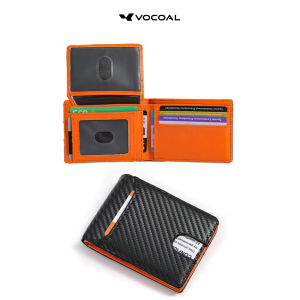 VOCOAL Mens Short Wallet Soft PU Short Wallet Multi-Functional Wallet Large Capacity Purse Multi-Card Position ID Credit Cards Holders Coin Pouch PU Leather Bag Business Wallets