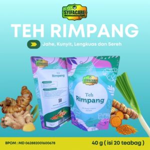 Paket 2 Teh Rimpang Seduh Asli Syifacare 100 % Bahan Alami Harga Promo