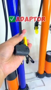 Pompa Sepeda Tabung Panjang + Meter (Ada Chuck)