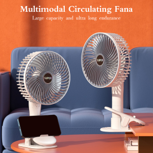 Portable Silent Handheld Fan: The Ultimate 4-in-1 Mini USB Rechargeable Clip Fan