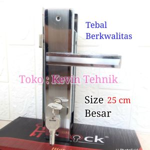 Handle Kunci Pintu Rumah set Besar 25 cm Kunci Pintu Rumah Komplit Gagang Kunci Pintu Rumah