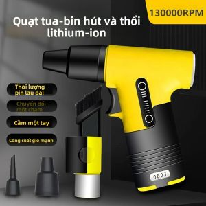 Quạt Thổi Không Chổi Than 3000mAh 7.4V Siêu Mạnh 130000 Vòng/phút 3 Tốc Độ Đa Năng Tích Hợp Chức Năng Hút Dùng Cho Việc Sửa Chữa Nhà Cửa Và Các Công Việc Tự Làm