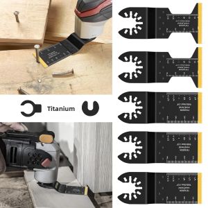 5 Chiếc Lưỡi Cưa Đa Năng Bằng Titan Dùng Được Cho Nhiều Loại Kim Loại Cắt Móng Vật Liệu Cứng - Lưỡi Cắt Kim Loại Mềm