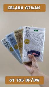 Celana Dalam Pria Dewasa GTMAN GT 705BP Putih Isi 1Pcs Seri Classic Kulit Jeruk