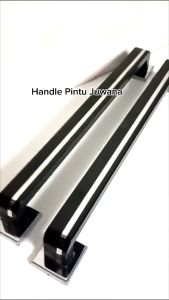 Paket 4 Gagang & Kunci Handle Pintu Rumah Modern Minimalis 45 cm 60 cm Model Gawang