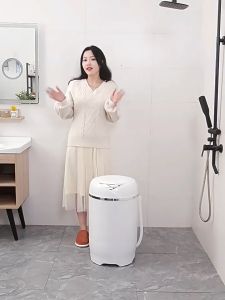 Shoe washing machine fully automatic intelligent dehydration spin drying integrated small home mini lazy shoe brushing good items