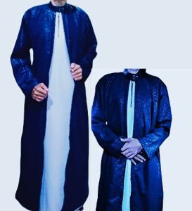 Jubah pria dewasa AL-HABIB/jubah dewasa 2in1keren