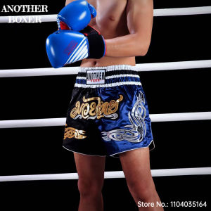 Thai Boxing Pants Adult Kids Muay Thai Shorts Classic Thailand Embroidery Fight Kickboxing Shorts Gym BJJ MMA Training Clothing