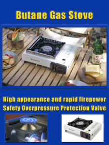 2 in 1 Dual Fuel 3500W Portable Butane Gas Stove Mini Camping Super Powerful with Carton Case