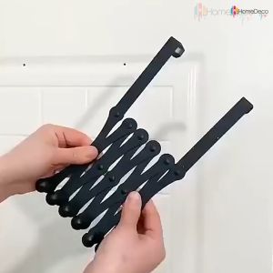 Stainless Steel Door Hook Punch-free Hook Behind the Door Clothes Hanger Dormitory Bedroom Door Back Storage