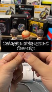 Tai nghe cao cấp đầu type C (Có loại chân dẹt ) - Âm thanh siêu Bass - Chơi Game - LiveStream - Màng tai nghe Composite
