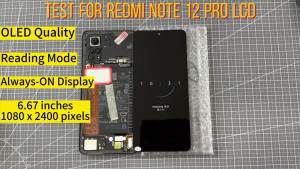6.67" for Xiaomi Redmi Note 12 Pro 5G LCD Display Touch For Redmi Note12 Pro 5G 22101316C Screen Replacement with Frame
