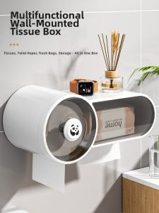 SHUHONG | Waterproof Drill-Free Wall-Mounted Tissue Box
