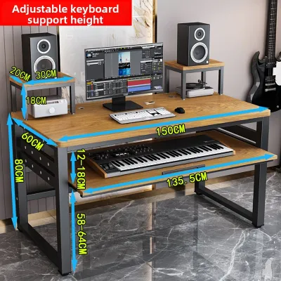 Luxury Composition Workstation Table 88-Key