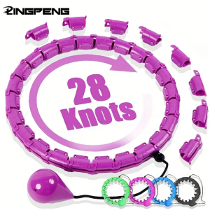 Smart Sport Hoop Weighted Exercise Hoops for Adults Easy Detachable Design With Adjustable WeightFitness Gym Equipment for Home