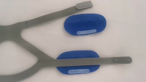 1 คู่ CPAP แถบคาดศีรษะฝาครอบหน้ากาก Face Pad Sleep Mask Cushion Soft Mask อุปกรณ์เสริมสำหรับ