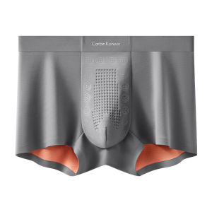 CarbinKoneer | CarbinKoneer Modal Mens Underwear Sport Antibacterial Crotch Boxed Gift Square Shorts Mid Waist Simple Style Youth Suitable