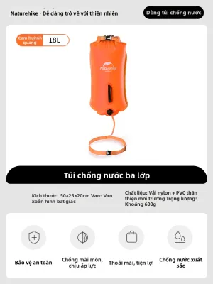 NatureHike | Balo Phao Bơi Phao Có 2 Buồng Khí