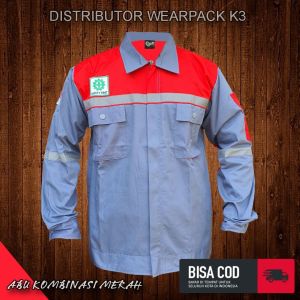 Baju Kerja Proyek APD K3/ Wearpack Safety Atasan / Perlengkapn Kerja