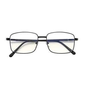 Ultra-light Anti-blue Light Anti-fatigue High-definition Mens And Womens Reading Glasses Metal Frame Square Shape UV Protection