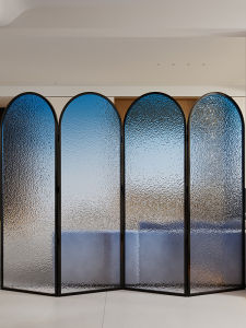 Office Screen Changhong Foldable Accessible Luxury Glass Partition Modern Master Source Home Minimalist Gradient Hallway Living Room