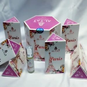 Parfum Traveling Al-Taj Aroma Paris Non Alcohol Orginal Import Kemasan 6ml/Botol