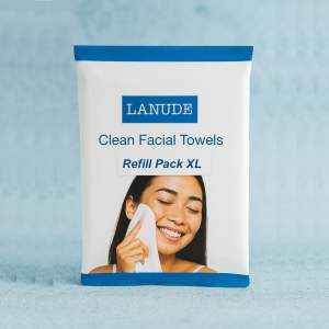 LANUDE Clean Facial Towels (Refill Pack XL)