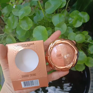 [VIDEO THẬT SẢN PHẨM ] Phấn Má Hồng Bắt Sáng Sivanna Cookie Blush Hai Màu Siêu Xinh Có Nhũ Có Cọ Và Gương 6gram