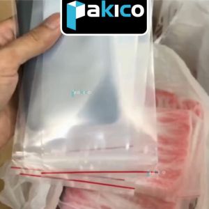 135 Túi Zip Đựng Điện Thoại 9x19cm và 95x19cm -Túi Zip Chỉ Đỏ Đựng Điện Thoại  Khóa Bấm Chống Thấm Nước Mưa-PAKICO