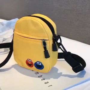 [BISA COD] TASNOVAKU - Tas Selempang Double Mini Elmo Wanita / Pria Slingbag Sporty