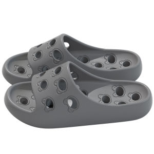 Bathroom Slippers Mens Anti-Slip Indoor Home Hollow out Bathing Womens Odor-Resistant Drainable Comfortable Home Slippers